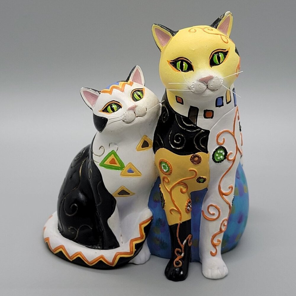 2008 Kleo Kats Kompanions Resin Figurine 4.75" by Marjorie Samat 13025
